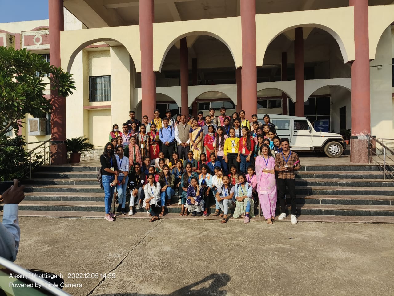 Govt. G. N. A. P.G. College, Bhatapara | Govt. College Bhatapara-Mashroom culture training programme at Indira Gandhi Agriculture college Bhatapara