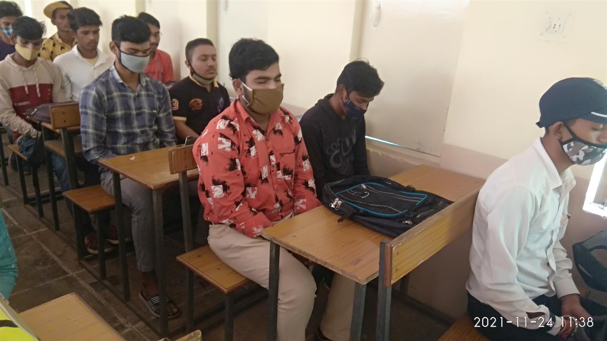 Govt. G. N. A. P.G. College, Bhatapara | Govt. College Bhatapara-Meditation 24.11.21 