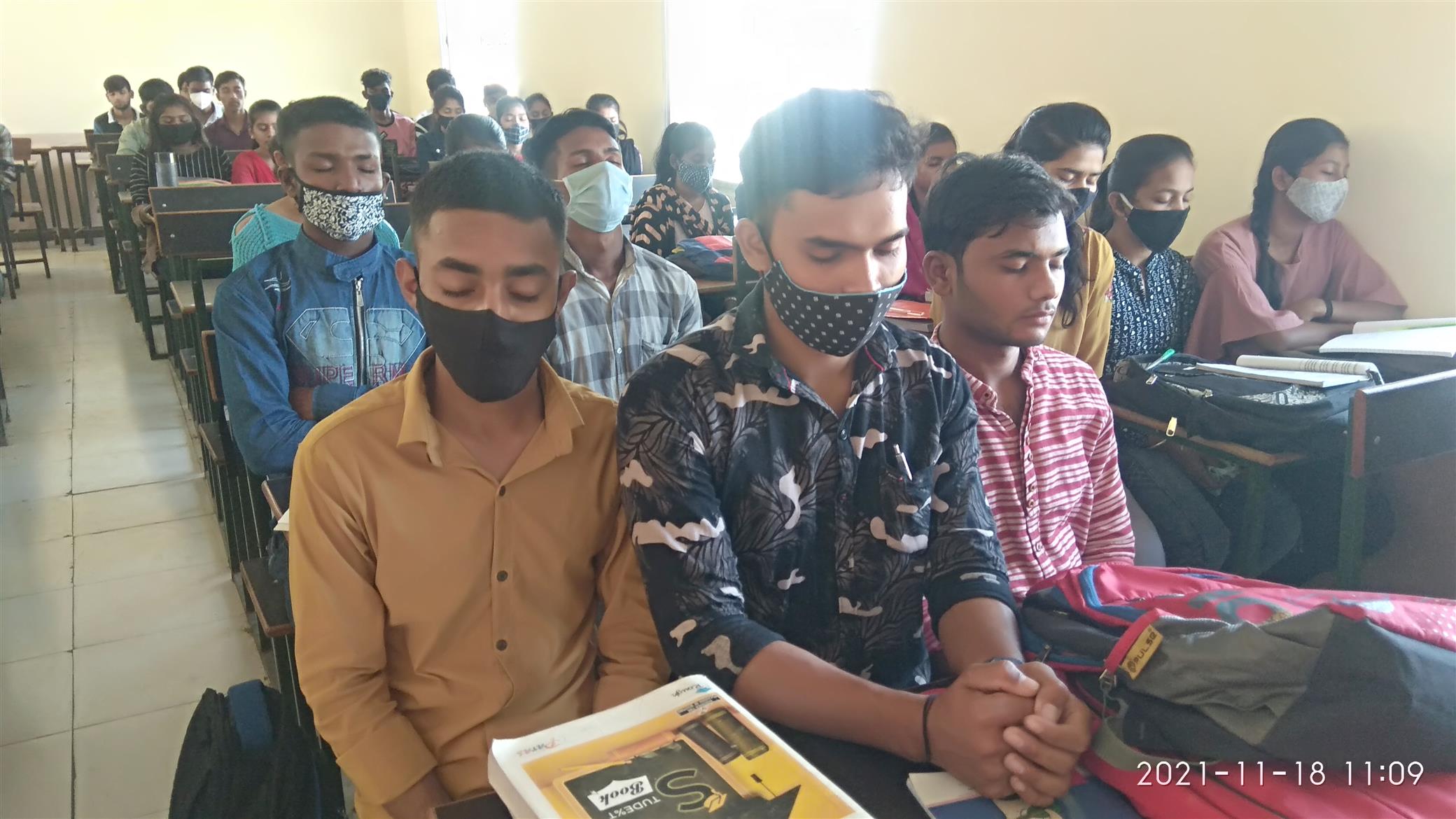 Govt. G. N. A. P.G. College, Bhatapara | Govt. College Bhatapara-Meditation 18.11.21