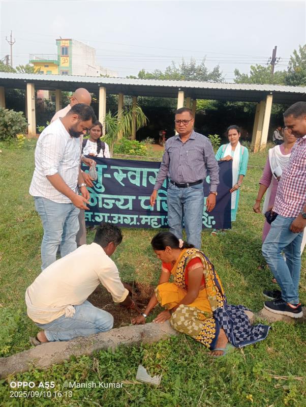 Govt. G. N. A. P.G. College, Bhatapara | Govt. College Bhatapara-वाणिज्य परिषद द्वारा वृक्षारोपण कराया गया